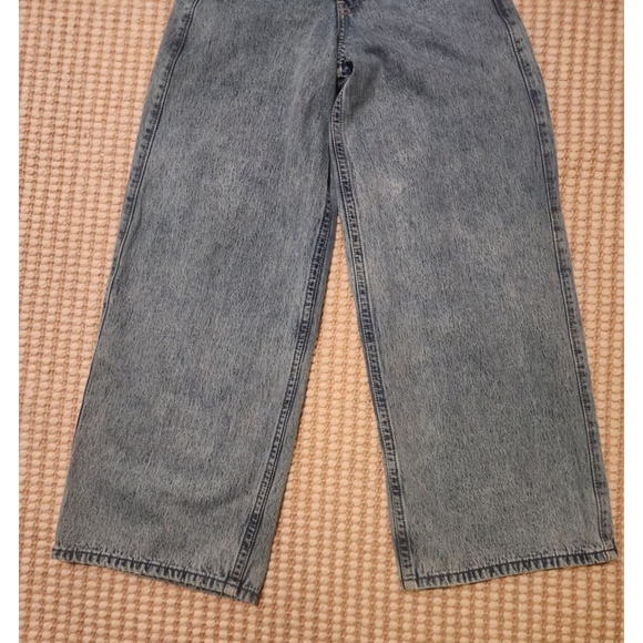 Women's Hollister Blue Low-Rise Super Baggy Jeans W23 Short - Picture 6 of 8